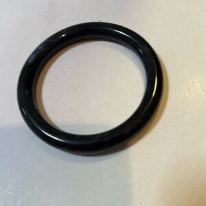 Navy blue acrylic bangle bracelet